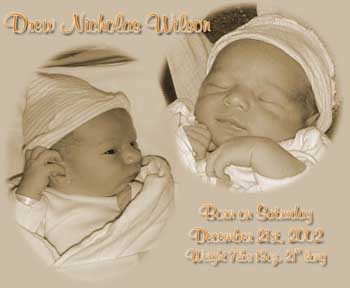 Drew's Birth Announcement
