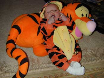 Drew and Tigger