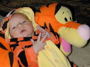 Drew and Tigger