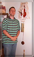 Brian with his clock