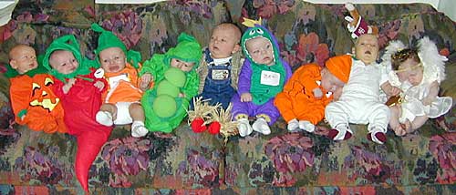 Babies at the Halloween Party